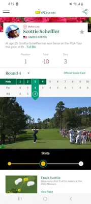 The Masters Golf Tournament android App screenshot 3